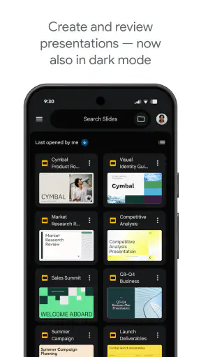 Google Trang trình bày