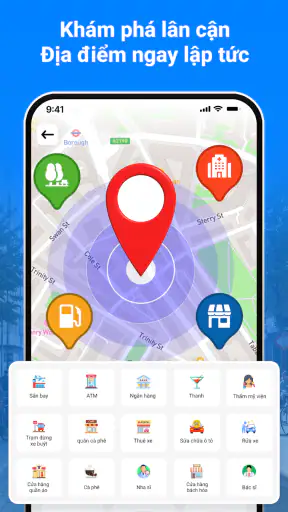 GPS Vệ tinh Bản đồ dẫn đường