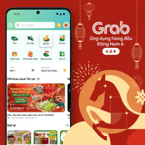 Grab: gọi xe, đồ ăn, giao hàng