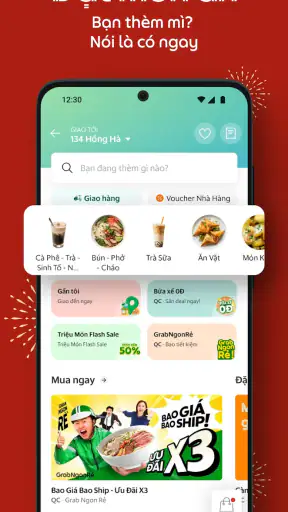 Grab: gọi xe, đồ ăn, giao hàng