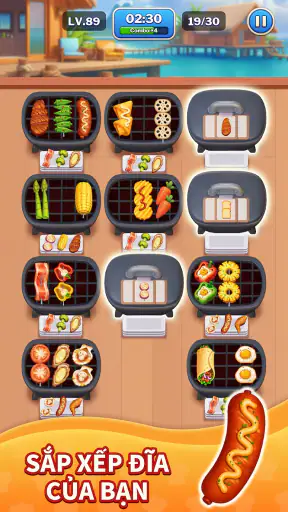 Grill Match - Xếp Thực Phẩm