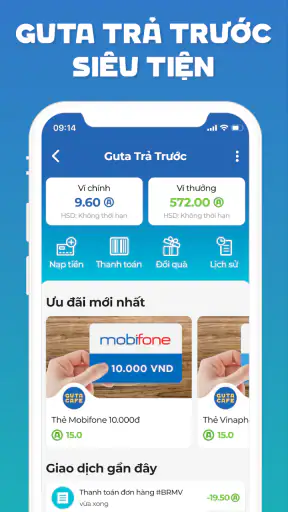 Guta App - Cafe tiện lợi