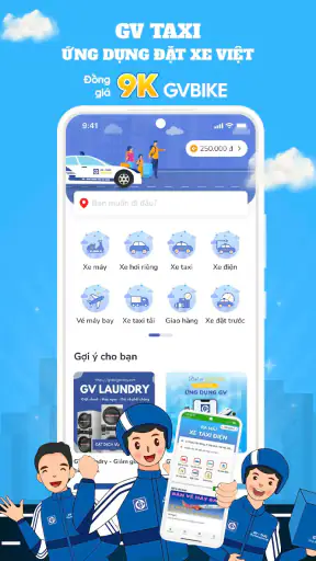 GV - App đặt Taxi điện, xe máy