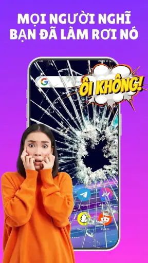 Haha Broken, Màn Hình Vỡ