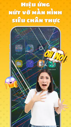 Haha Screen, Màn Hình Vỡ