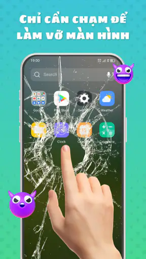 Haha Screen, Màn Hình Vỡ