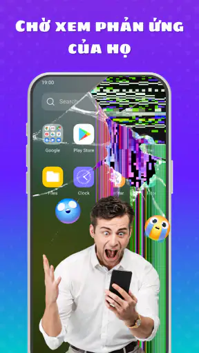Haha Screen, Màn Hình Vỡ