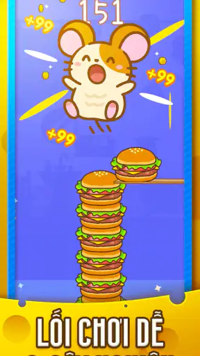 Hamster Nhảy : Cake Stack