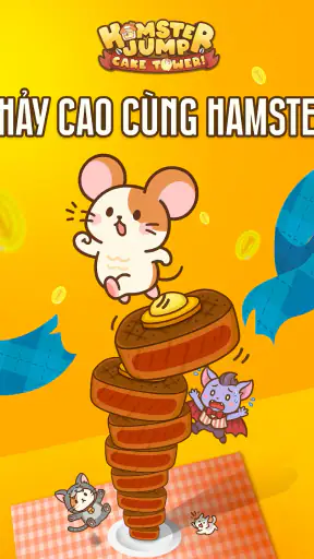 Hamster Nhảy : Cake Stack