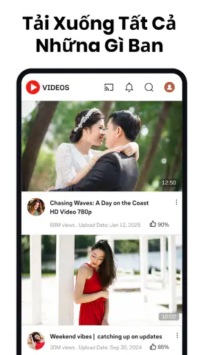 HD ứng dụng tải video
