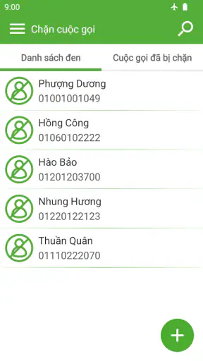 Chặn cuộc gọi - Điện thoại