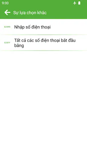 Chặn cuộc gọi - Điện thoại
