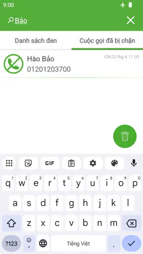 Chặn cuộc gọi - Điện thoại