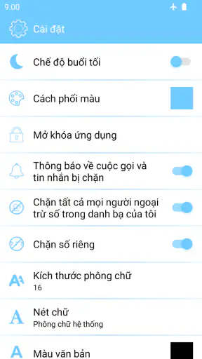 Hệ thống chặn cuộc gọi và SMS