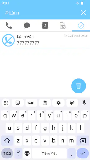 Hệ thống chặn cuộc gọi và SMS