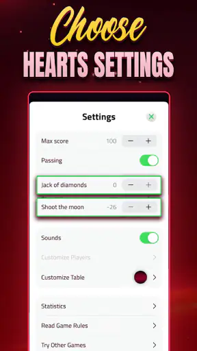 Hearts Single Player - Offline