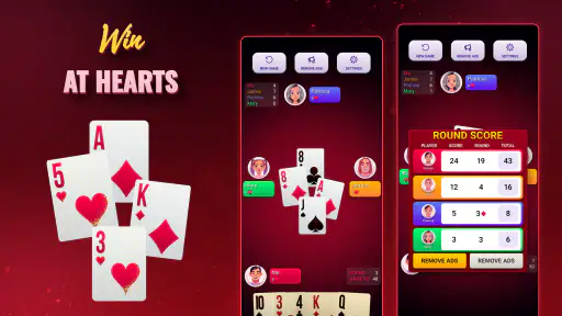 Hearts Single Player - Offline