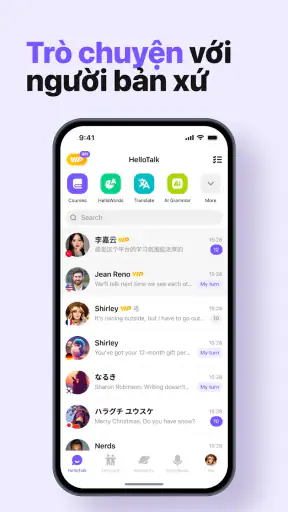 HelloTalk - Học ngôn ngữ