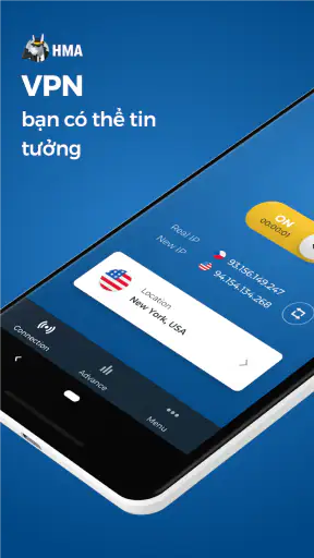 HMA VPN Proxy & Bảo mật WiFi