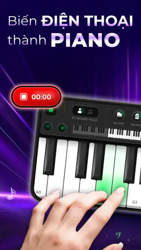 Học & Chơi Piano: Bàn Phím Ảo