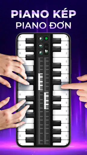 Học & Chơi Piano: Bàn Phím Ảo