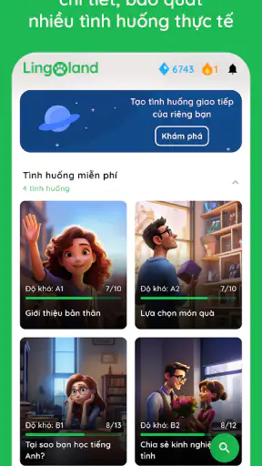Học tiếng Anh - Lingoland