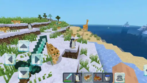 Ice Craft Game - Winter Block