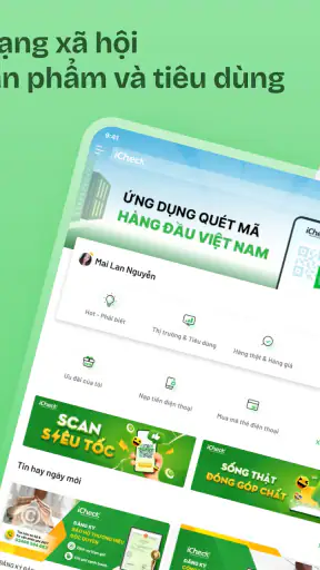 iCheck Scan - Quét mã sản phẩm