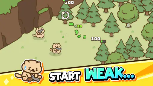 Idle Cat Gunner: Shooter RPG