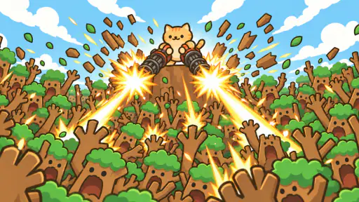 Idle Cat Gunner: Shooter RPG