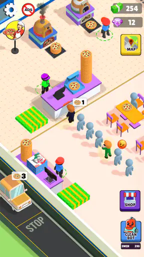 Idle Pizza Shop Tycoon Game