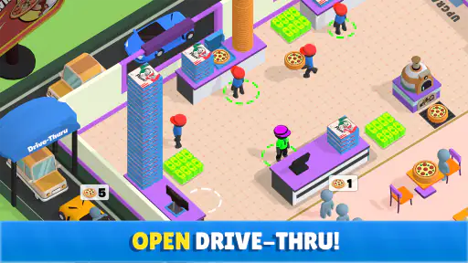 Idle Pizza Shop Tycoon Game