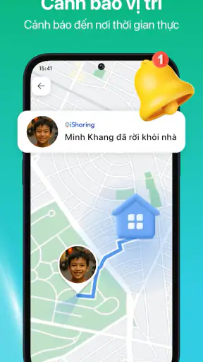 iSharing: app theo dõi vị trí