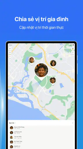 iSharing: app theo dõi vị trí