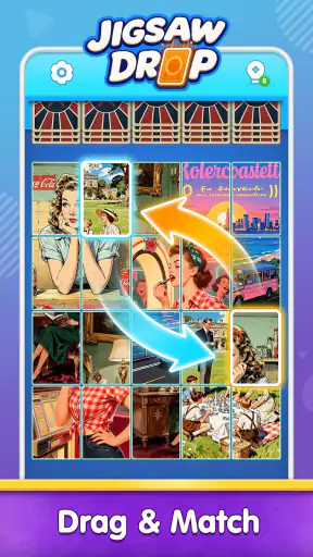 Jigsaw Drop: Solitaire Puzzle