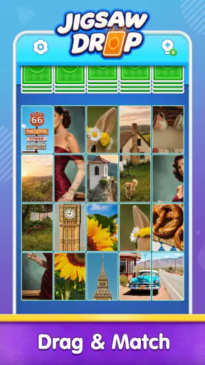 Jigsaw Drop: Solitaire Puzzle