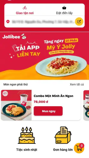 Jollibee Gà Rán & Giao Tận Nơi