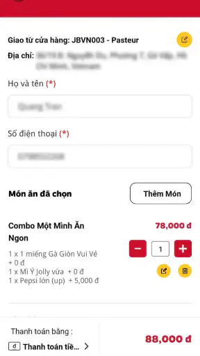Jollibee Gà Rán & Giao Tận Nơi