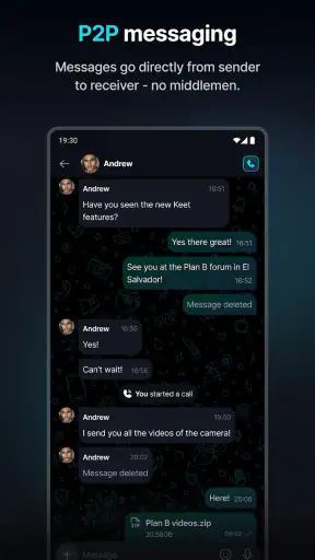 Keet - Private Encrypted Chat