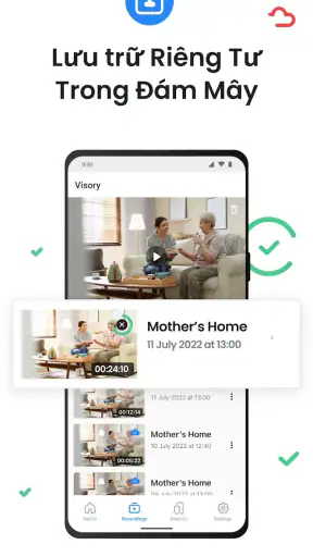 Kết nối camera giám sát Visory