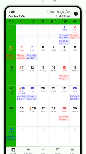 Khmer Lunar Calendar