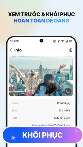 Khôi Phục Ảnh & Video Đã Xoá