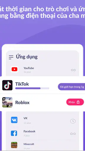 Kids360: kiểm soát của cha mẹ