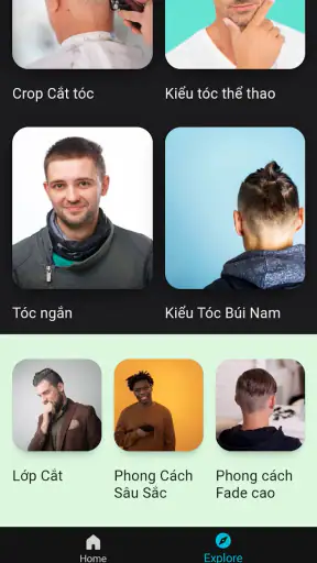 Kiểu Tóc Nam - Cắt Tóc Đẹp