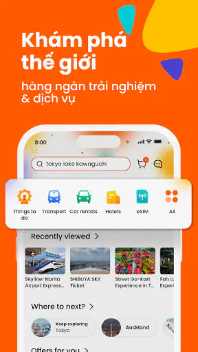 Klook: Du Lịch & Trải Nghiệm