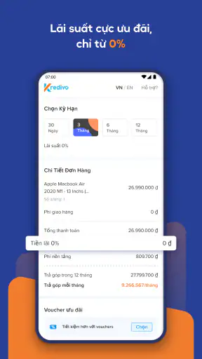 Kredivo - Mua Trước Trả Sau