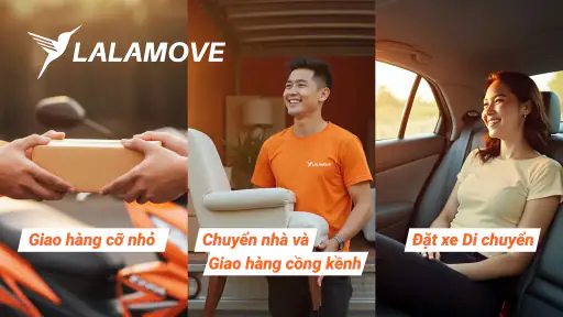Lalamove: Giao hàng, Di chuyển