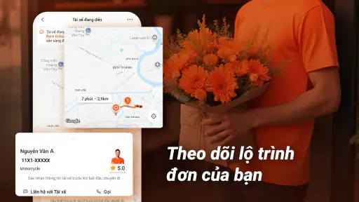 Lalamove: Giao hàng, Di chuyển