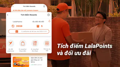 Lalamove: Giao hàng, Di chuyển