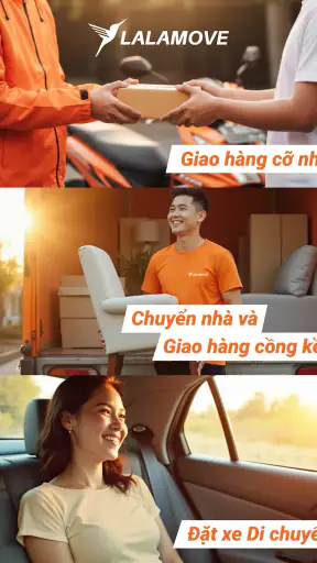 Lalamove: Giao hàng, Di chuyển